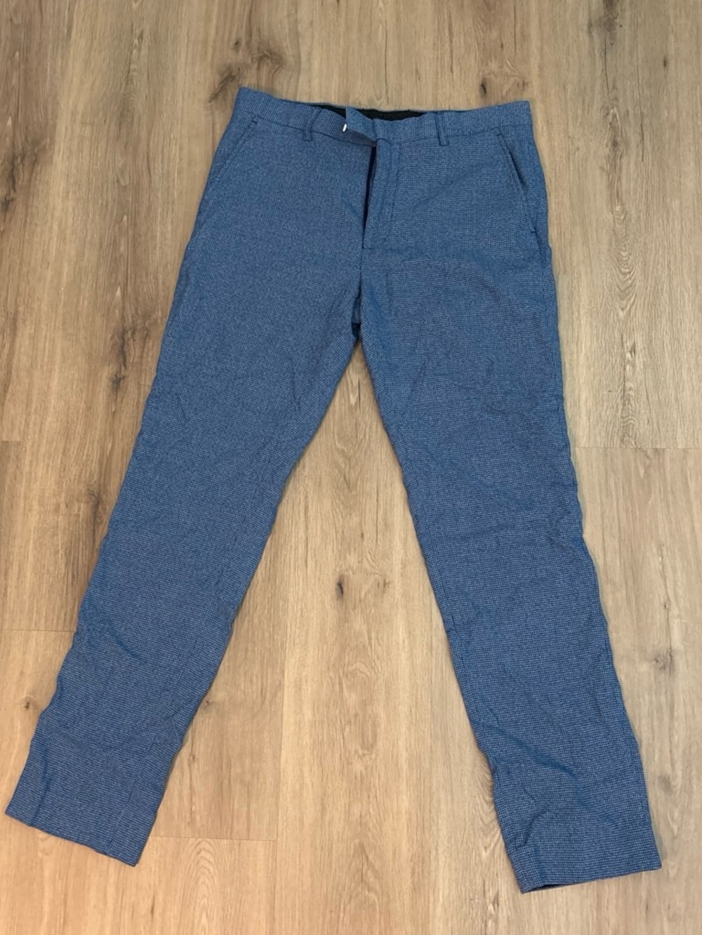 Men's Blue Dress Pants